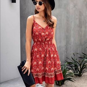 Beautiful pattern summer dress